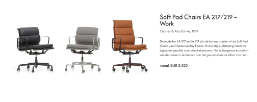 Eames Soft Pad Chair - Vitra